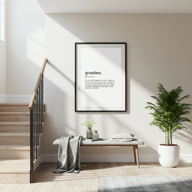 Grandma Definition Poster | Dictionary Style (Von Creator hochgeladen)