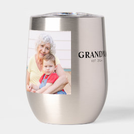 Grandma Established Script Black Photo