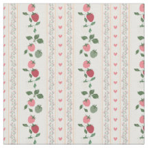 Grandma fashion sweet botanical pattern Strewberry