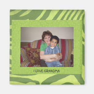 GRANDMA: Foto-Rahmen "I Liebe Oma" Magnet
