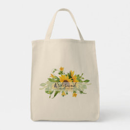 GRANDMA Geschenke - Sonnenblume Gefühlt Personalis Tragetasche
