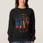 Grandma & Grandpa Us Navy - My Grandson Serves Sweatshirt<br><div class="desc">Grandma & Grandpa Us Navy - My Grandson Serves</div>