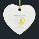 Grandma Grandson Granddaughter Childhood Gift Keramik Ornament<br><div class="desc">Grandma Grandson Granddaughter Childhood Gift</div>