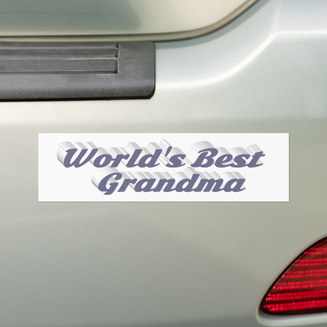 Grandma-Grautext-Autoaufkleber Autoaufkleber (Auf Auto)