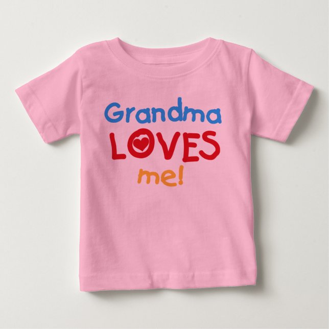 Grandma-Lieben in Primärfarben T - Shirt (Vorderseite)