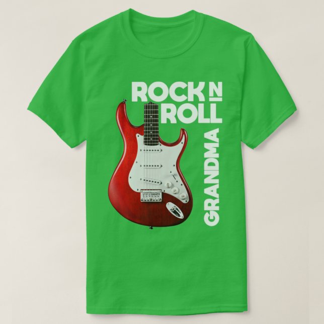 Grandma Love Rock n Roll Funny TShirt (Design devant)