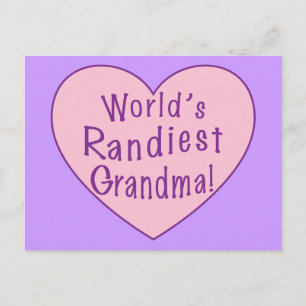 Grandma mit den Randesten der Welt Postkarte