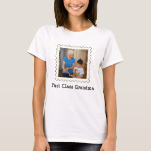 Grandma nana, benutzerdefiniertes Quadrat-Foto der T-Shirt
