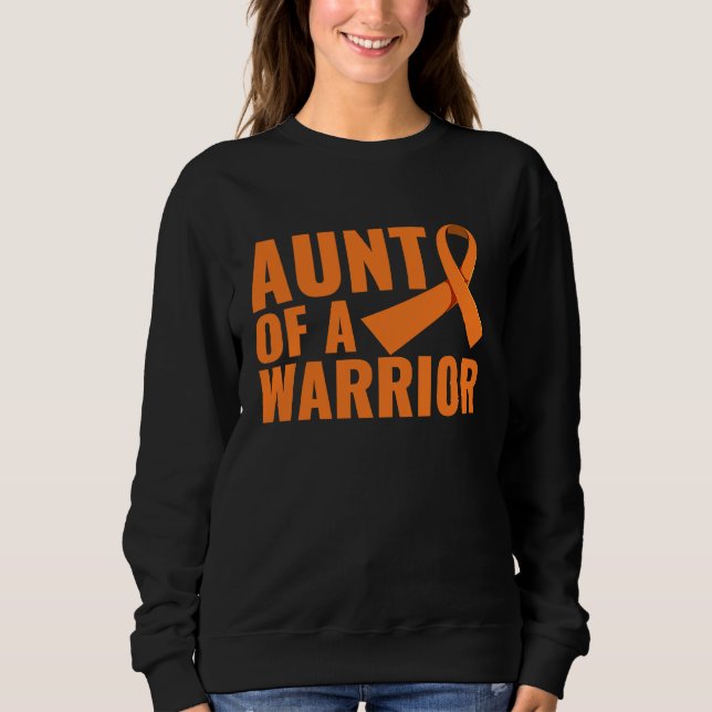 Grandma Of A Warrior Multiple Sclerosis Awareness  Sweatshirt (Vorderseite)