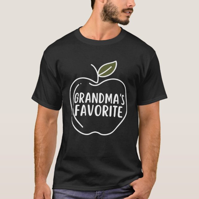 Grandma s Favorite Blessed Granny Grandchild T-Shirt (Vorderseite)