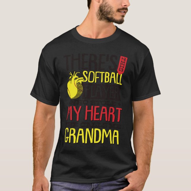 Grandma Softball Quote for Softball Granny T-Shirt (Vorderseite)