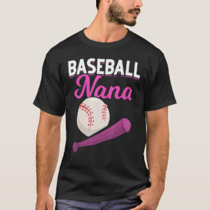 Grandma Sport Baseball Player Nana Pensionsbasis T-Shirt