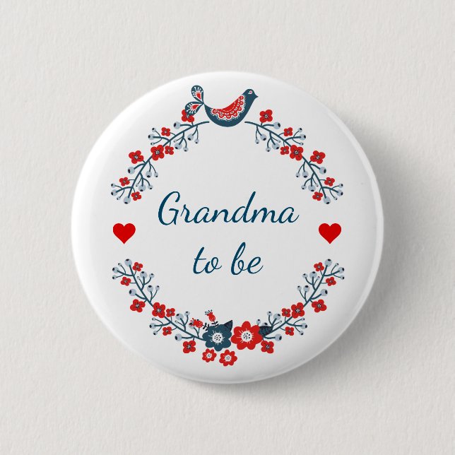 Grandma To Be Button (Vorderseite)