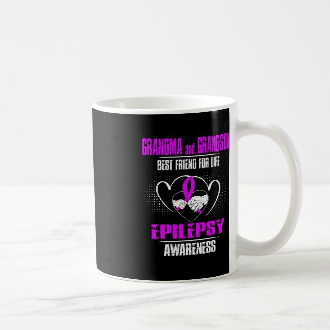 GRANDMA UND GRANDSON BEST FRIEND DES LEBENS EPILEP KAFFEETASSE (Rechts)