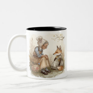 Grandma Whimsical & Fox Café Mug - Cosy Kind_One