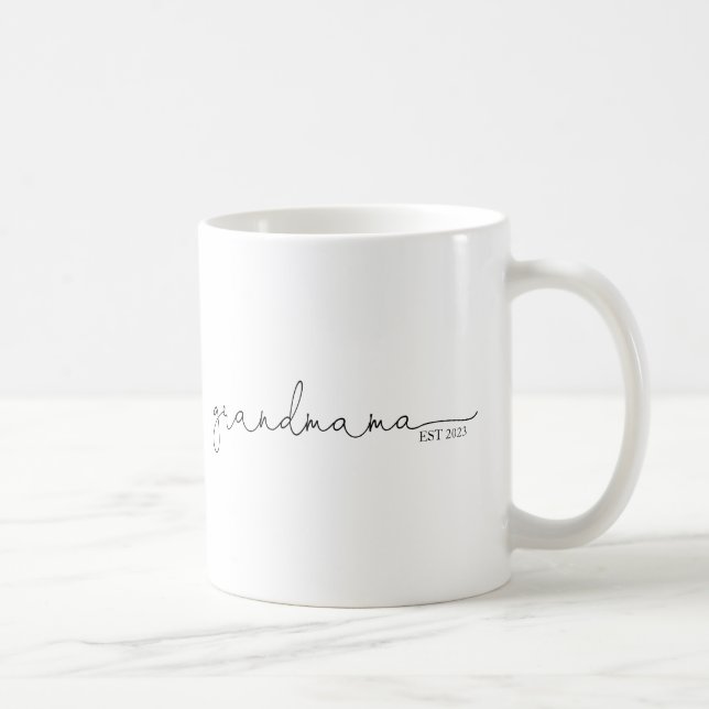 Grandmama etabliert | Oma Gift Coffee Tasse (Rechts)