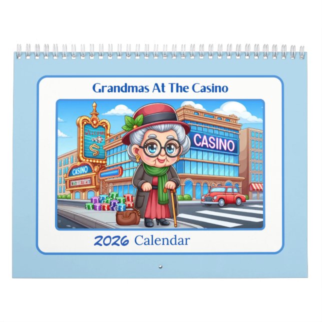 Grandmas At The Casino 2026  Kalender (Titelbild)
