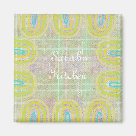Grandma's Boho Cabin Kitchen Magnet