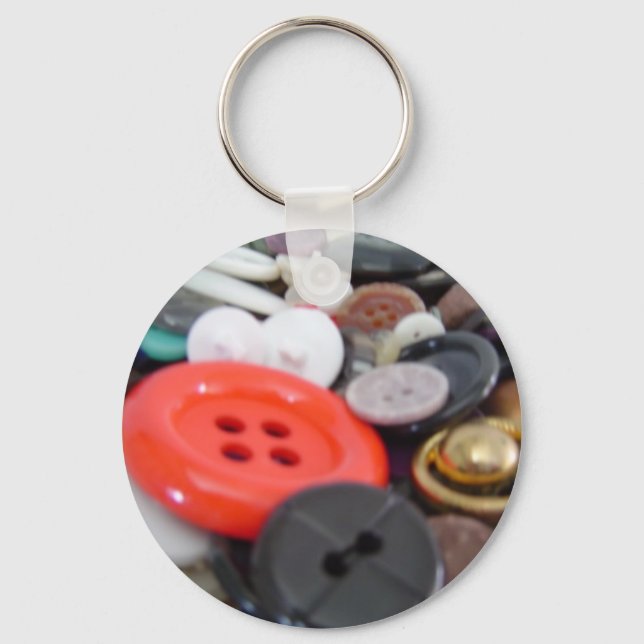 Grandmas Button Jar Schlüsselanhänger (Vorderseite)