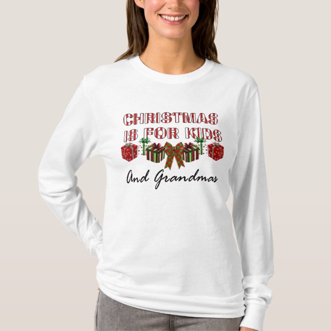 GRANDMAs CHRISTMAS-T - SHIRT (Vorderseite)