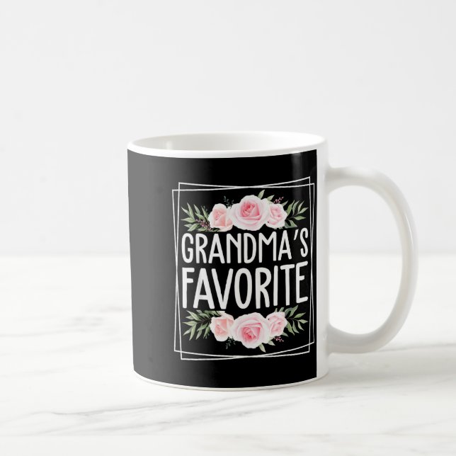 Grandma's Favorite Grandparent Granhild Humor Flor Kaffeetasse (Rechts)