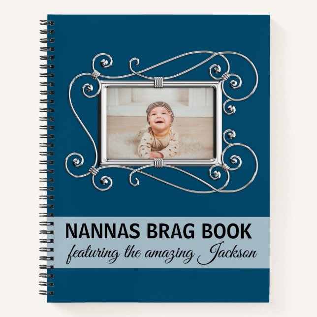 Grandmas Foto Brag Book Notizbuch (Vorderseite)