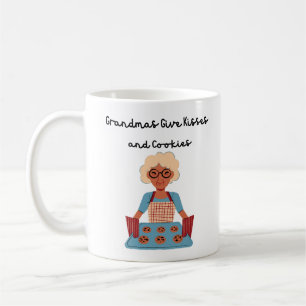 Grandmas geben Küsse und Kekse Kaffeetasse
