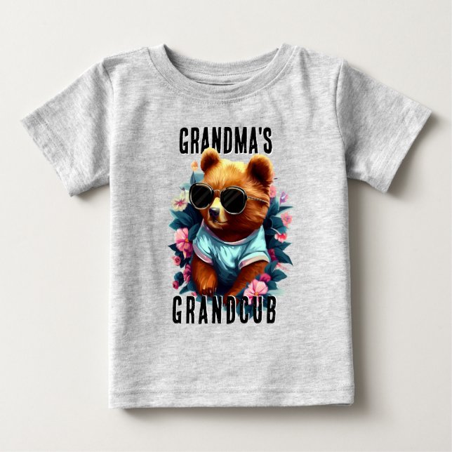 Grandmas Grandcub Baby T-shirt (Vorderseite)