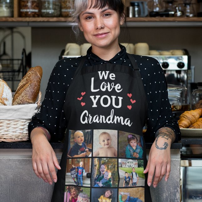 Grandmas Grandkids 12 Foto Collage Keepake Schürze (Von Creator hochgeladen)