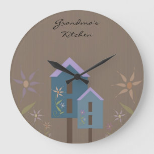 Grandma's Kitchen Clock Große Wanduhr