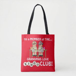 Grandmas love Bingo Club sac fourre-tout