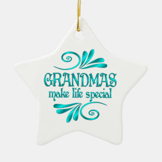 Grandmas machen Leben zu einem besonderen Keramik Ornament