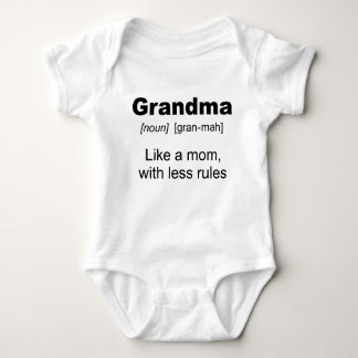 Grandmas Regel! Baby Bodysuit Baby Strampler