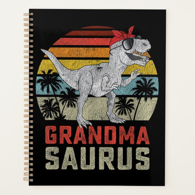 Grandmasaurus T Rex Dinosaur Famille Grandma Sauru (Devant)