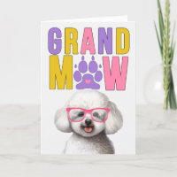 GrandMAW Bichon Frise GrandDOG Großeltern Day