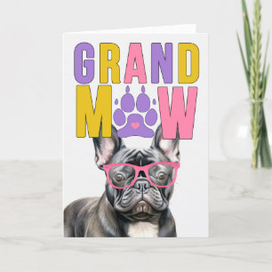 GrandMAW Frenchie GrandDOG Großeltern Day Feiertagskarte