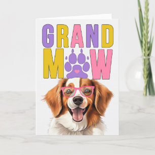 GrandMAW Kooikerhondje DOG Großeltern Tag Feiertagskarte