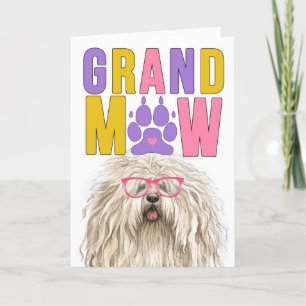 GrandMAW Puli Dog Funny Grandeltern Day Feiertagskarte