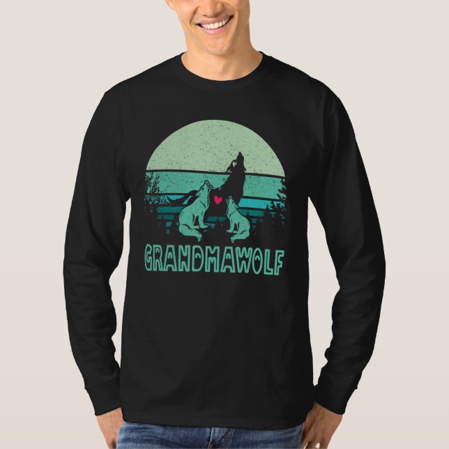 grandmawolf for  mom grandma wolf & wolves Mothers T-Shirt (Vorderseite)