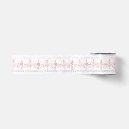 Grandmillennial Christmas Nutcracker Ribbon Satinband