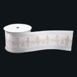 Grandmillennial Christmas Nutcracker Ribbon Satinband<br><div class="desc">Handgemalte Nutcracker Ballerinas auf Geschenkband,  perfekt für Weihnachtsgeschenkverpackung!</div>
