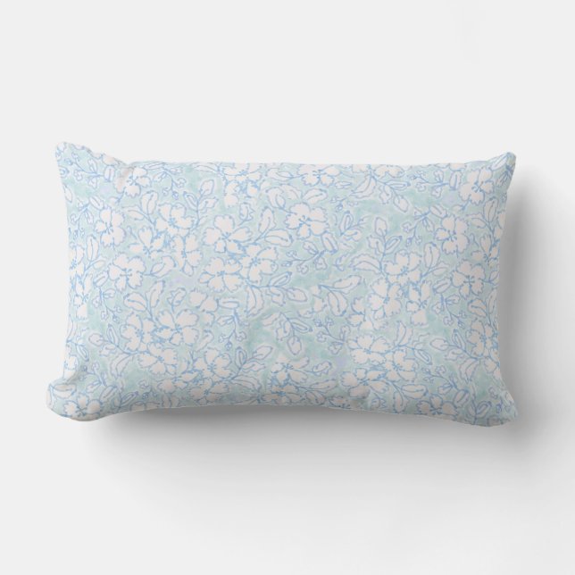 Grandmillennial floral Decorative Pilze Lendenkissen (Vorderseite)