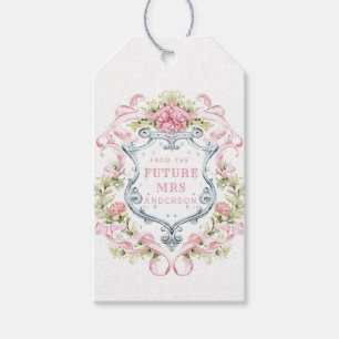 Grandmillennial Floral Wappen Frau Future Geschenkanhänger