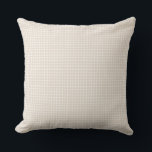 Grandmillennial Gingham - Cottagecore Beige Plaid Kissen<br><div class="desc">Grandmillennial Gingham - Cottagecore Beige Plaid</div>