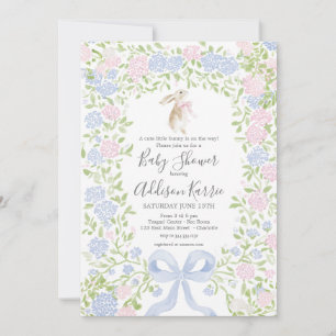 Grandmillennial-Hasenkind-Baby-Shower-Einladung Einladung