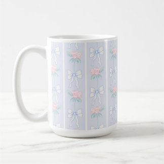 Grandmillennial Roses and Bows Mug