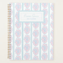 Grandmillennial Trellis Floral Planner
