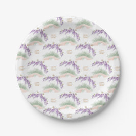 Grandmillennial Wisteria Baby Shower  Pappteller