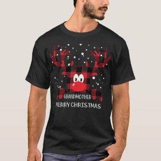 Grandmother Always be yourself Reindeer Santa Hat  T-Shirt