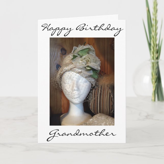 "GRANDMOTHER" UND EINE SEHR LIEBE LADY = GEBURTSTA KARTE (Vorderseite)